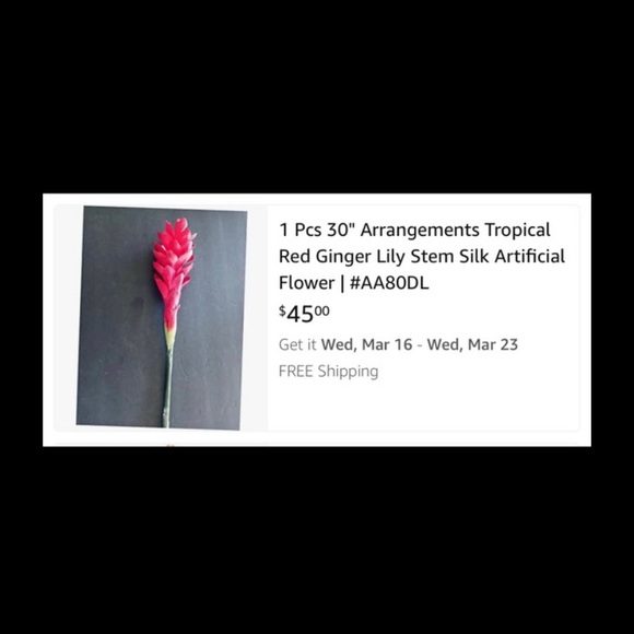 SALE! THREE 28” Yellow Beehive Ginger QUALITY Tropical Artificial Flower - Picture 7 of 9